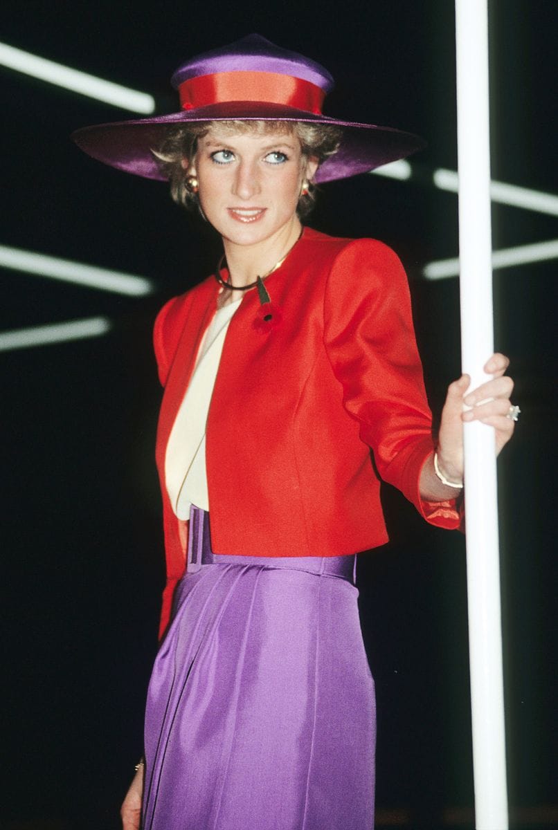 Princess Diana during her 1989 Hong Kong tour.