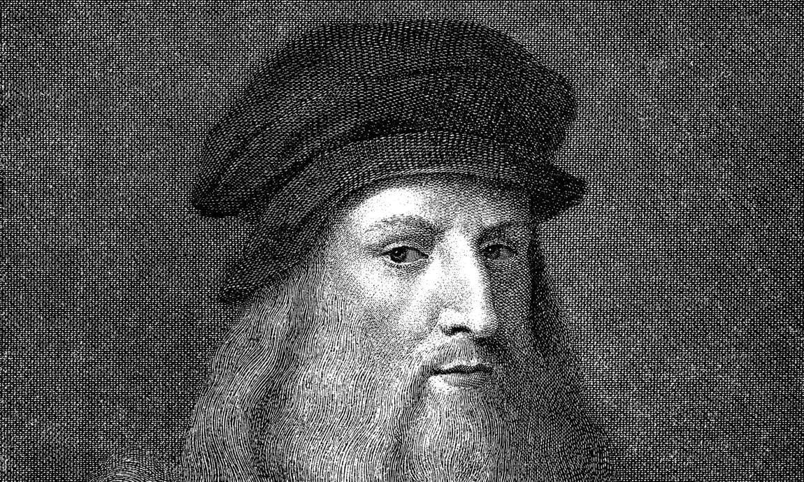 Portrait of Leonardo da Vinci, Italian artist and polymath, 1452   1519