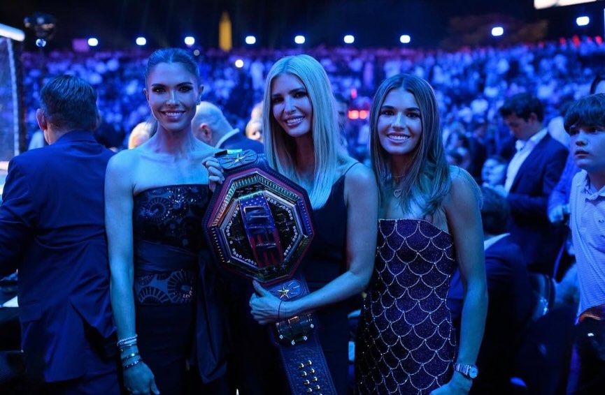Ivanka Trump attends the historic UFC event hosted at the White House.