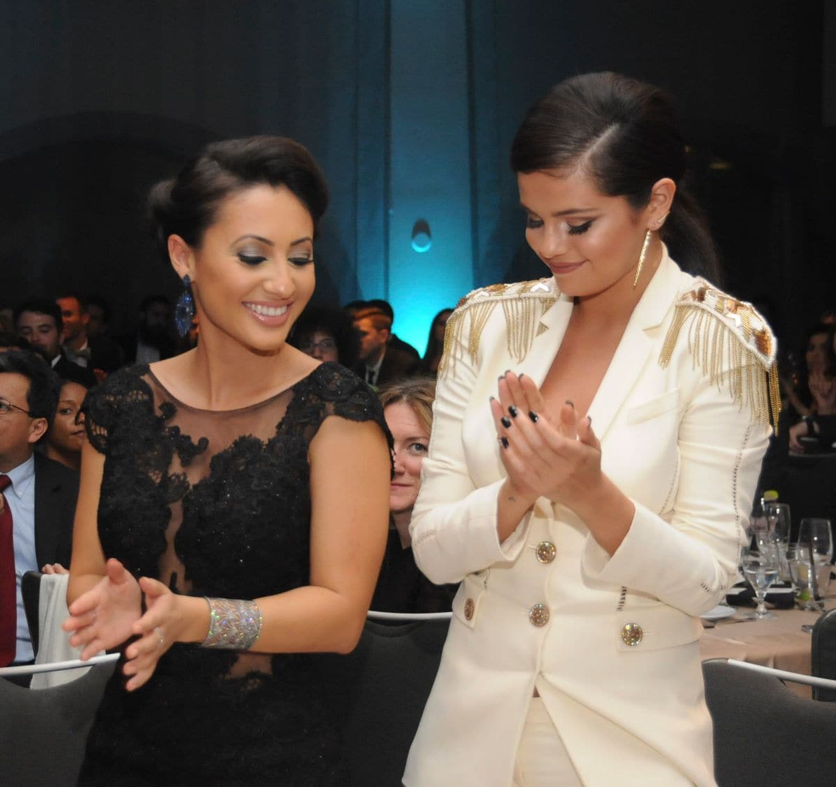 Raisa did not appear in any coverage of the Santa Barbara ceremony.