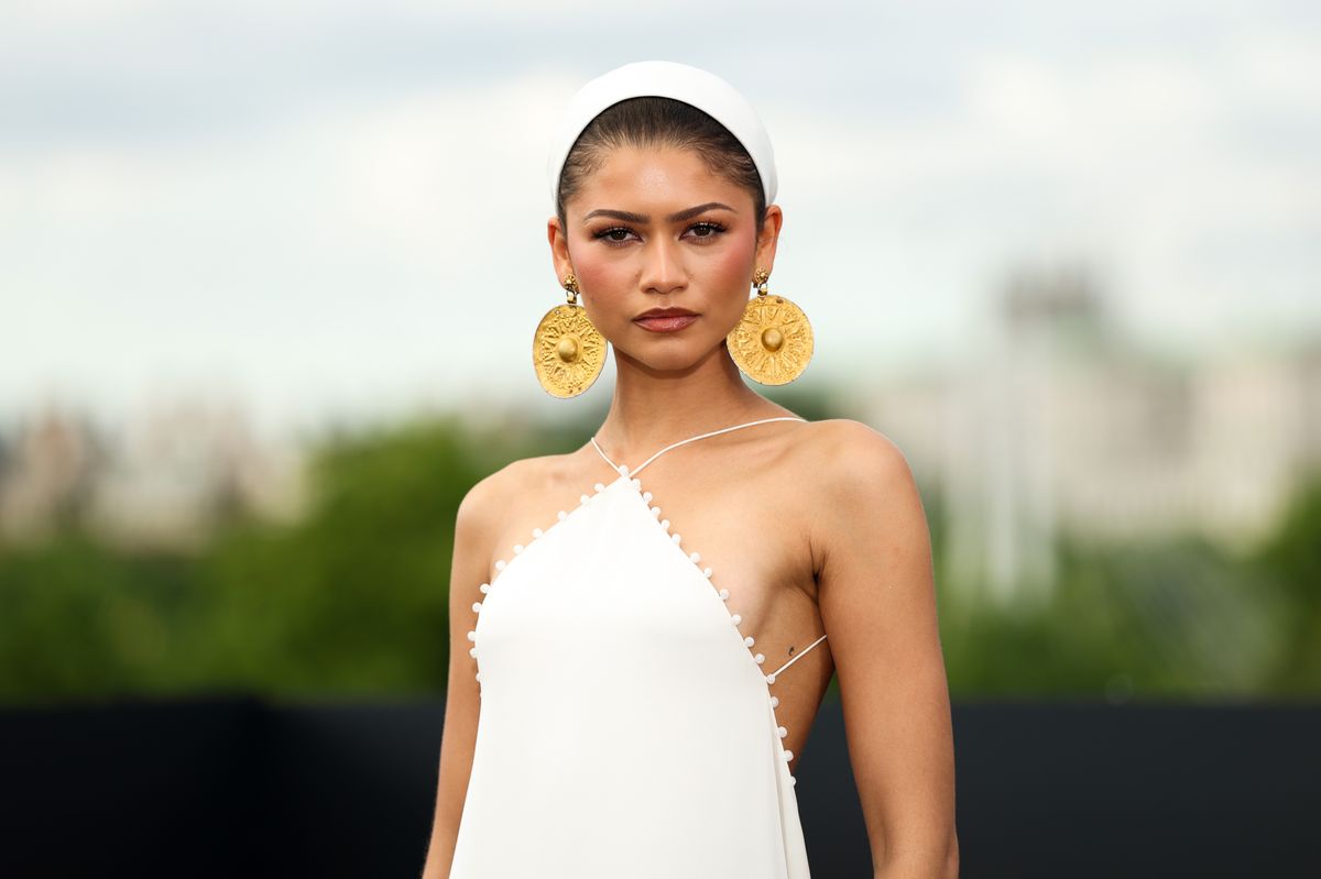 Zendaya attends "The Odyssey" Photocall
