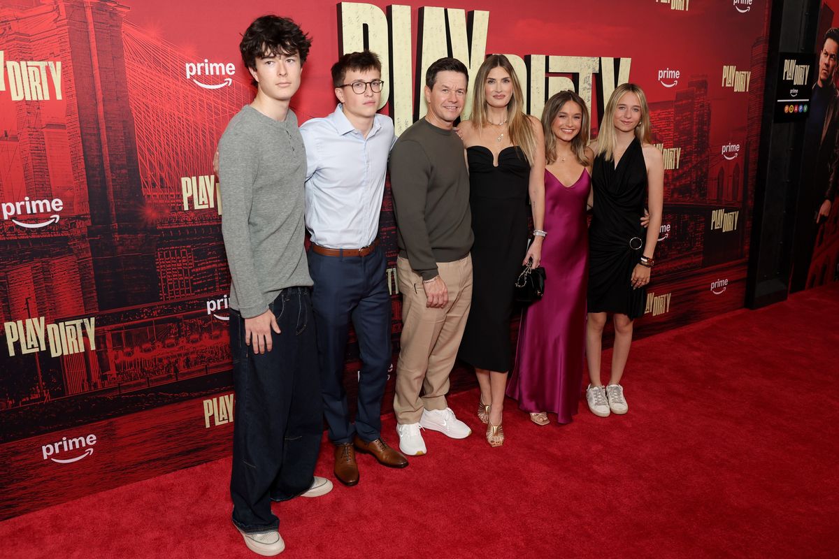 Brendan Joseph Wahlberg, Michael Wahlberg, Mark Wahlberg, Rhea Durham, Ella Rae Wahlberg and Grace Margaret Wahlberg