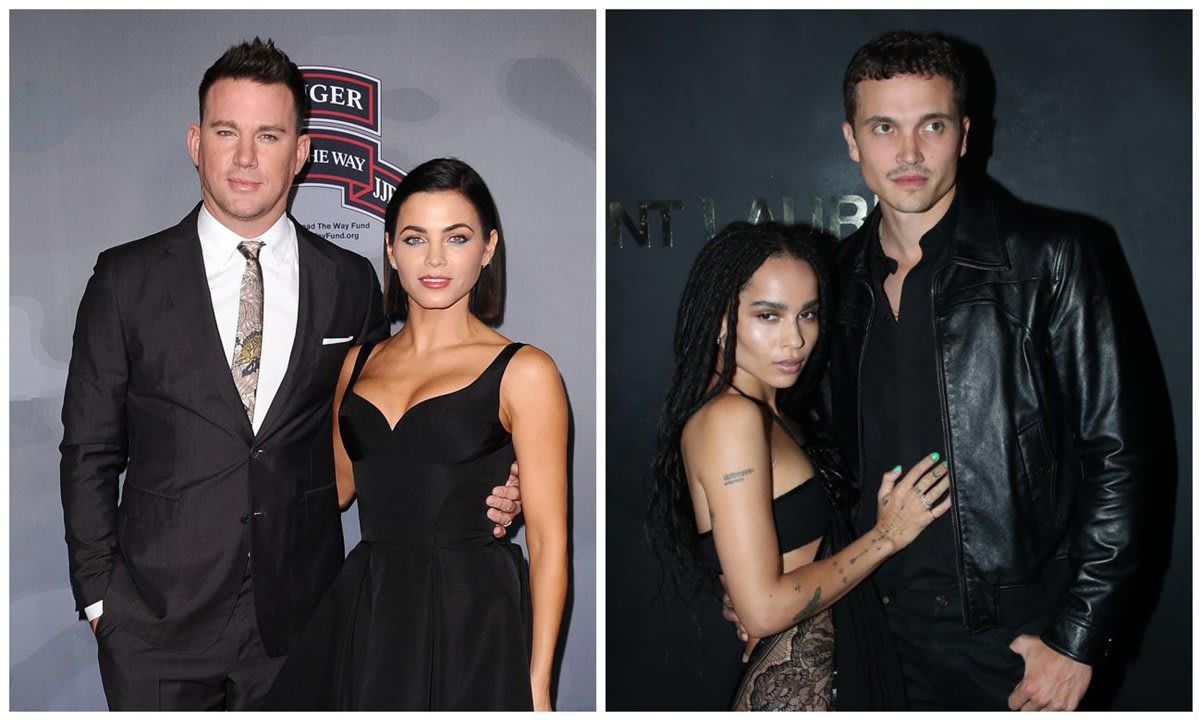Channing Tatum and Jenna Dewan, Zoë Kravitz and Karl Glusman