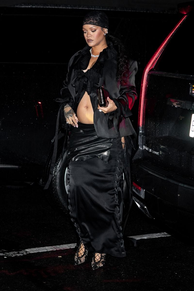  Rihanna is seen at the A$AP Rocky x Ray Ban Met Gala After Party on May 05, 2025 in New York City. (Photo by The Hapa Blonde/GC Images)