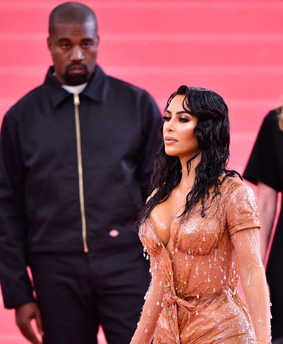  Kanye West and Kim Kardashian West at The 2019 Met Gala Celebrating Camp: Notes on Fashion at Metropolitan Museum of Art