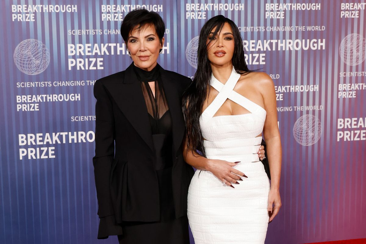 Kris Jenner and Kim Kardashian on April 13, 2024 