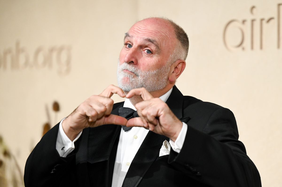 Jose Andres curated the menu for the evening, which supported free, temporary housing for people in crisis.