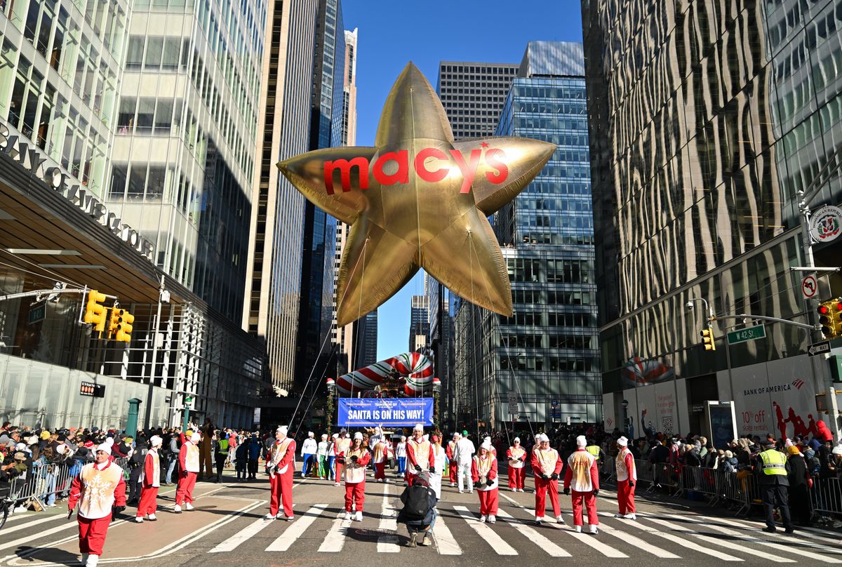 Macy's balloon at the Annual Macy's Thanksgiving Day Parade.