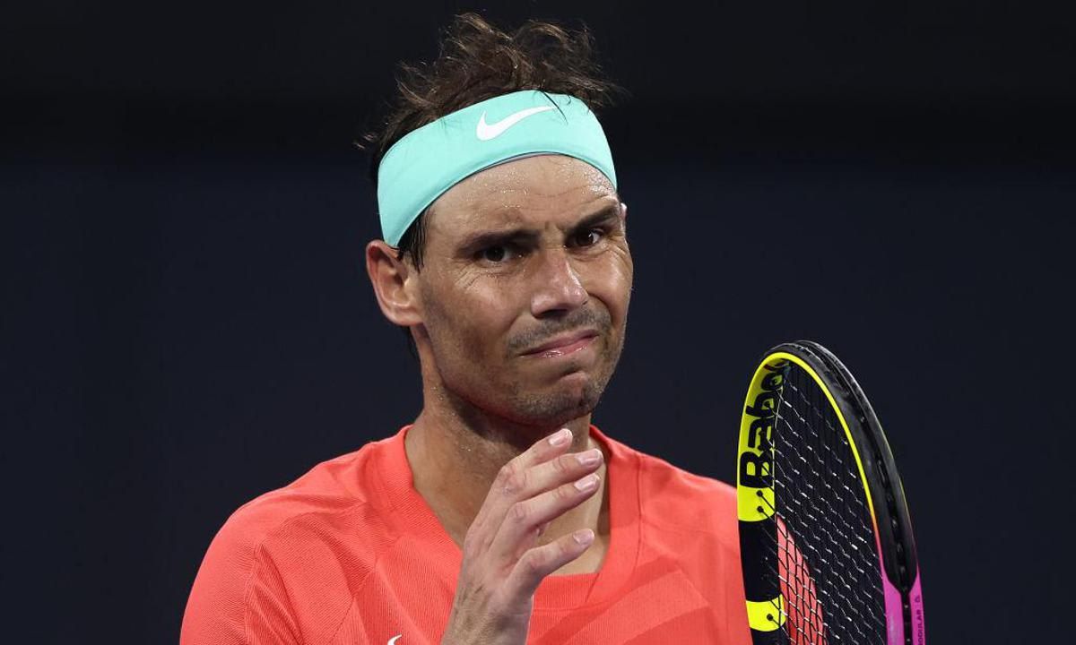 Rafael Nadal at Brisbane