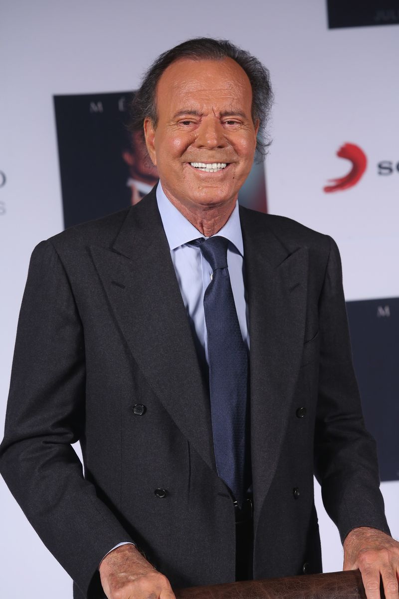 Julio Iglesias attends a photocall and press conference to promote his album "Mexico"