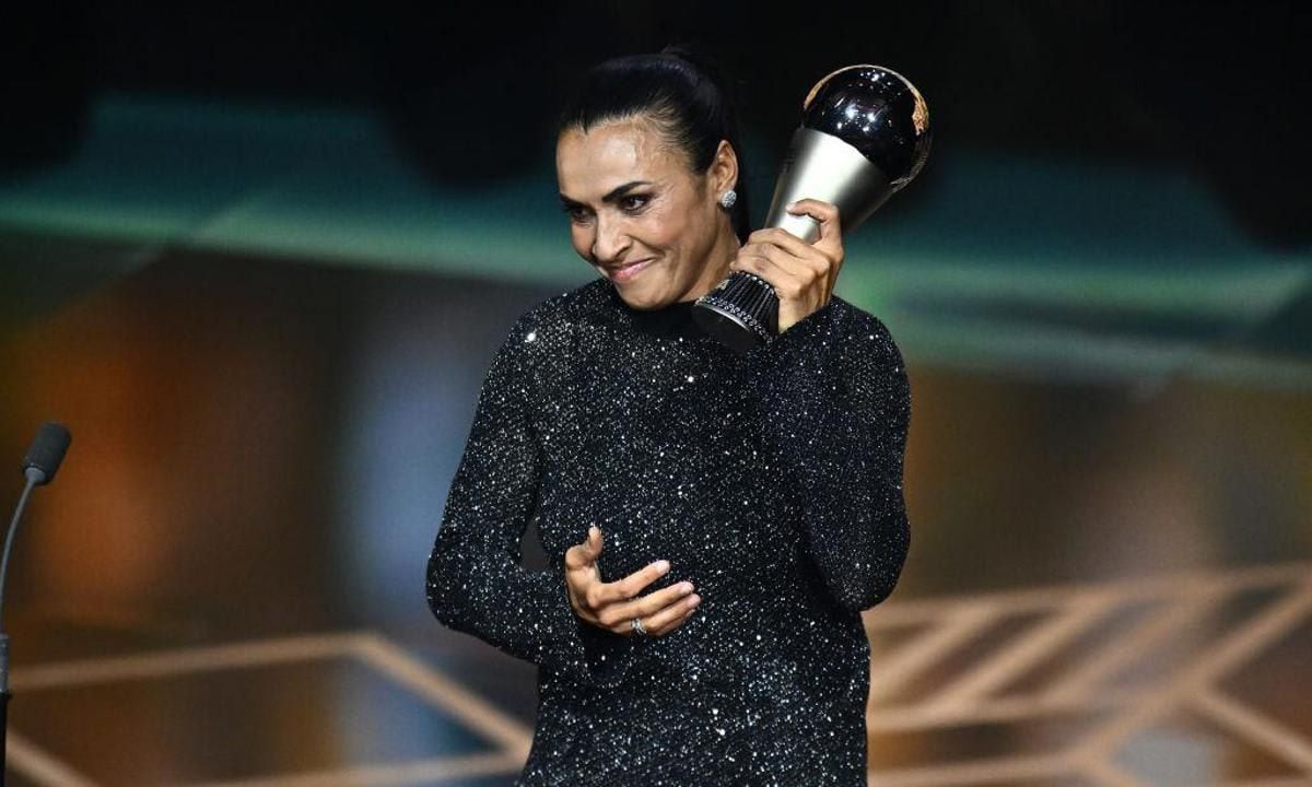 Marta at the FIFA awards