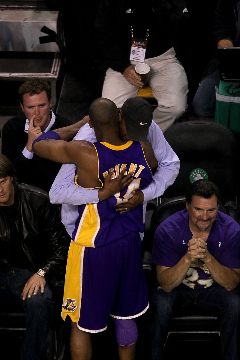 Kobe and Joe Bryant