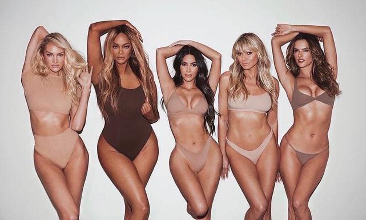 Kim Kardashian enlists iconic models for latest SKIMS photoshoot
