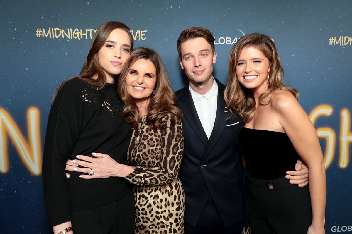 Christina Schwarzenegger, Maria Shriver, Patrick Schwarzenegger, Katherine Schwarzenegger in 2018