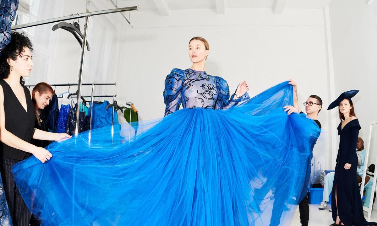 Christian Siriano's nod to the 2024 Met Gala: "Sleeping Beauties" falling asleep at iconic NYC spots