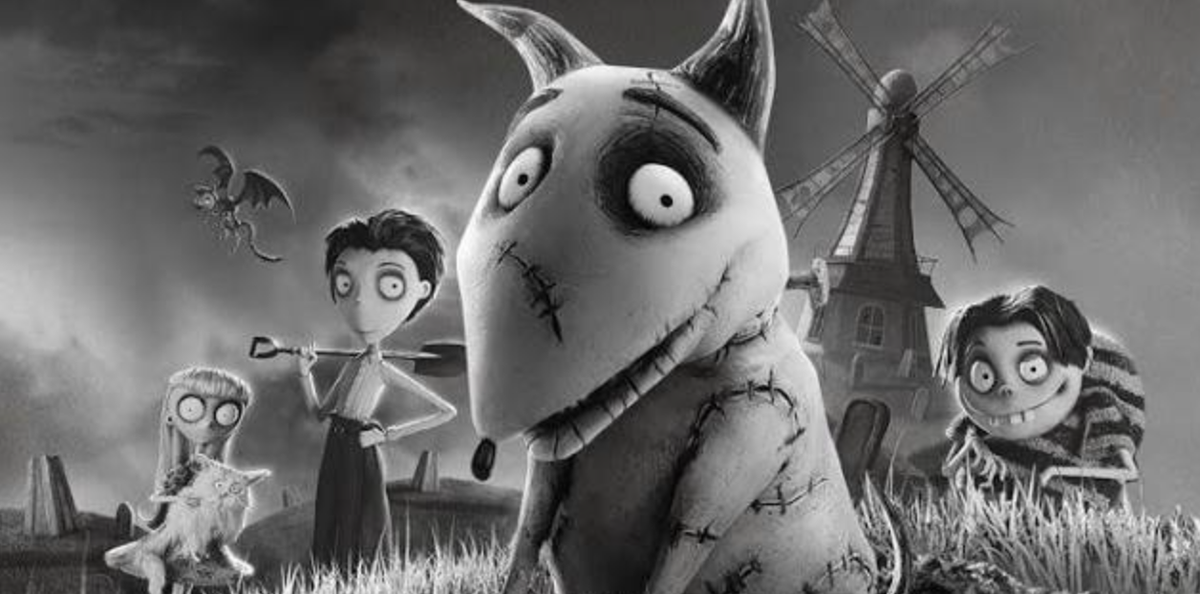 In Tim Burton's Frankenweenie, a young boy named Victor Frankenstein is heartbroken after losing his dog, Sparky.
