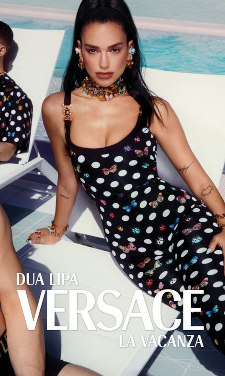 Dua Lipa and Versace reveal their first collaboration