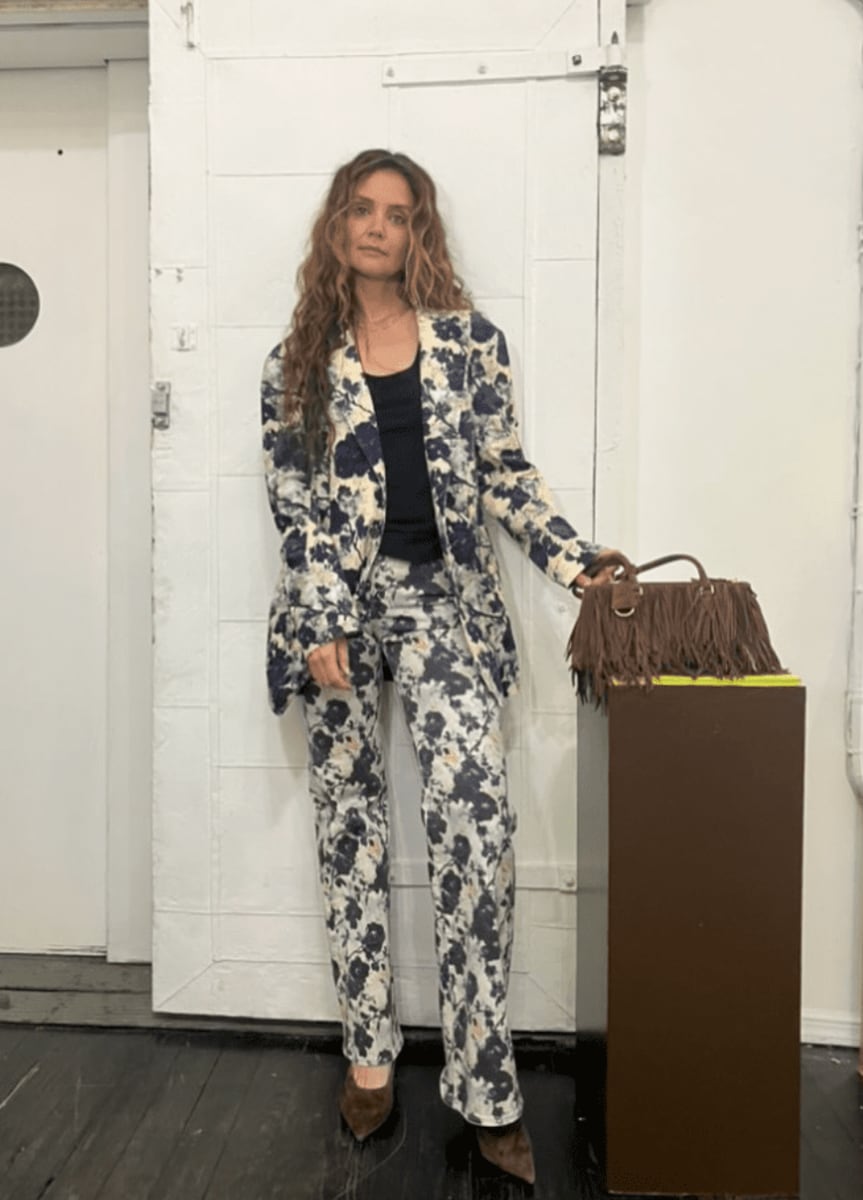 Katie Holmes celebrates Season 2 premiere of 'Poker Face'