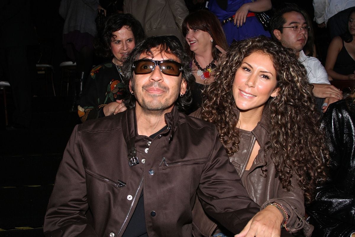 Guillermo Del Bosque and his wife TV personality Vica Andrade 2009