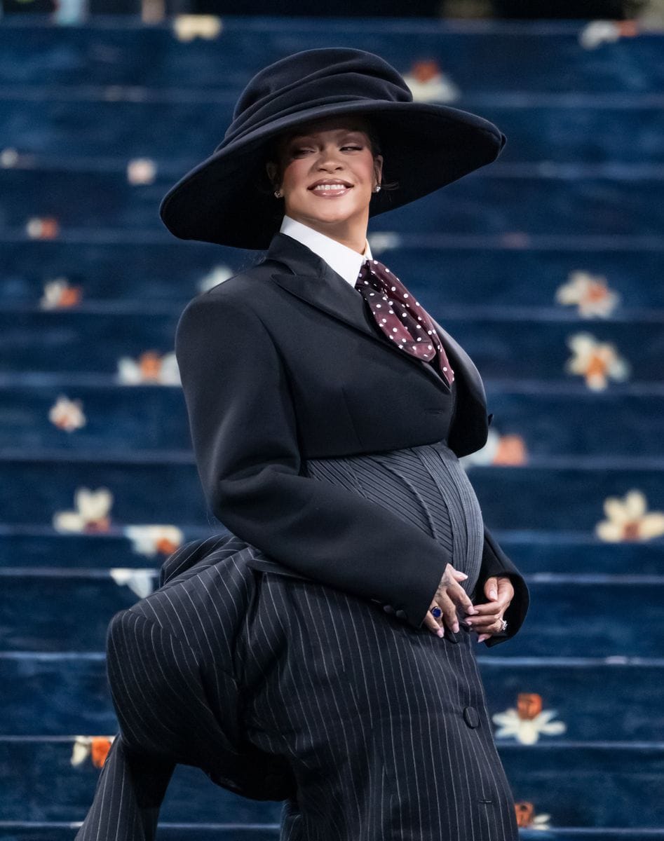 Rihanna arrives to The 2025 Met Gala Celebrating "Superfine: Tailoring Black Style" at The Metropolitan Museum of Art on May 05, 2025 in New York City. (Photo by Gilbert Carrasquillo/GC Images)