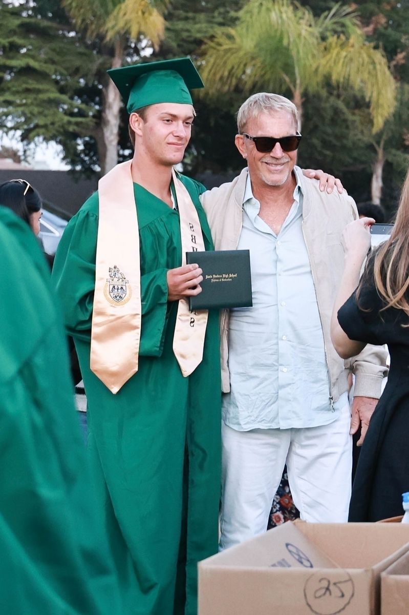Kevin Costner and Cayden Wyatt Costner
