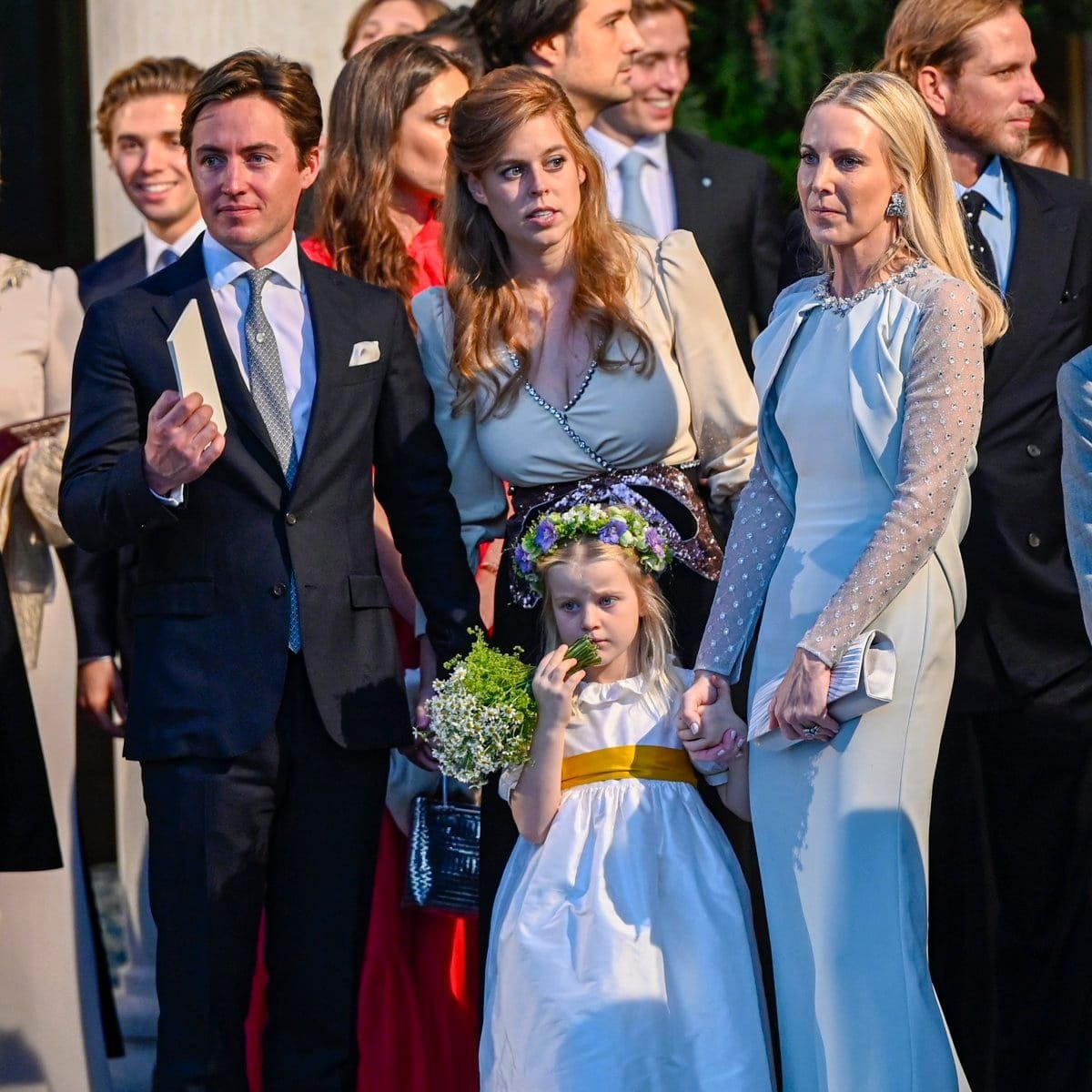 Princess Beatrice and Edo attended the Greek royal wedding in Athens on Oct. 23