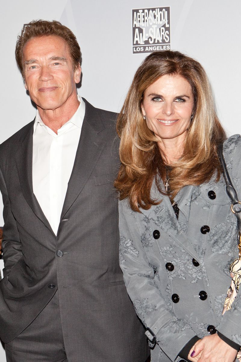 Arnold and Maria Shriver on February 18, 2011, before their split