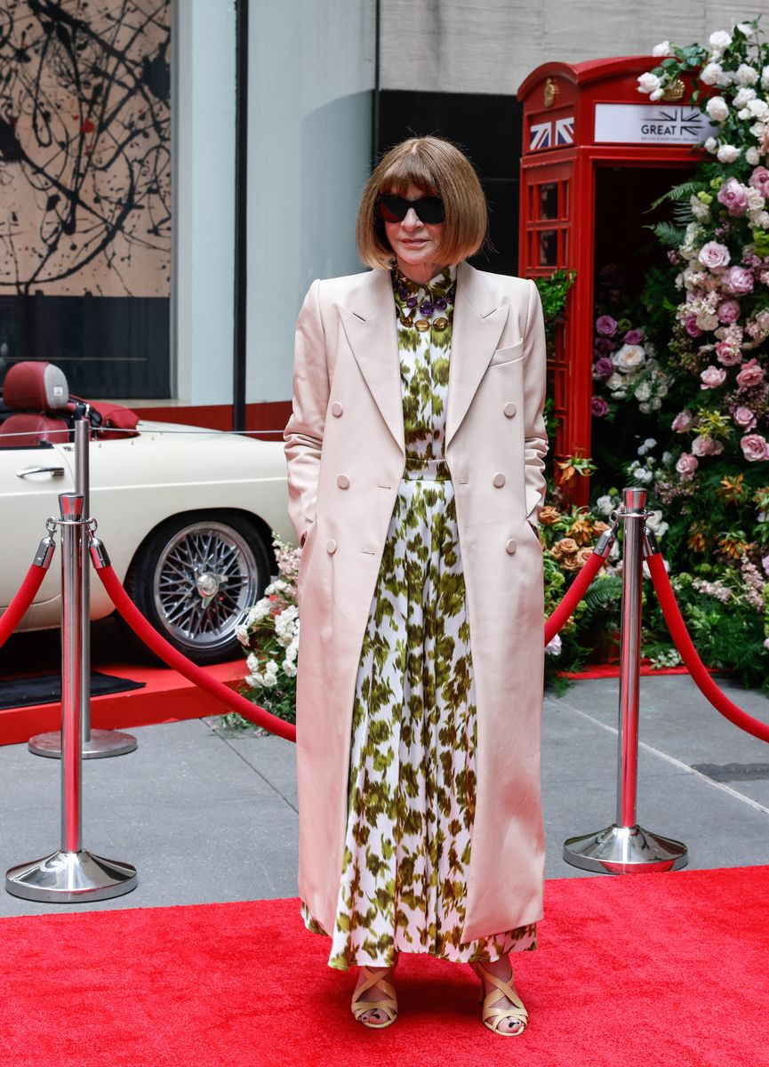 British Global Editorial Director of Vogue Anna Wintour.