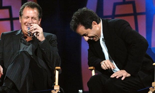 Garry and good friend Jerry Seinfeld
<br>
Photo: Getty Images