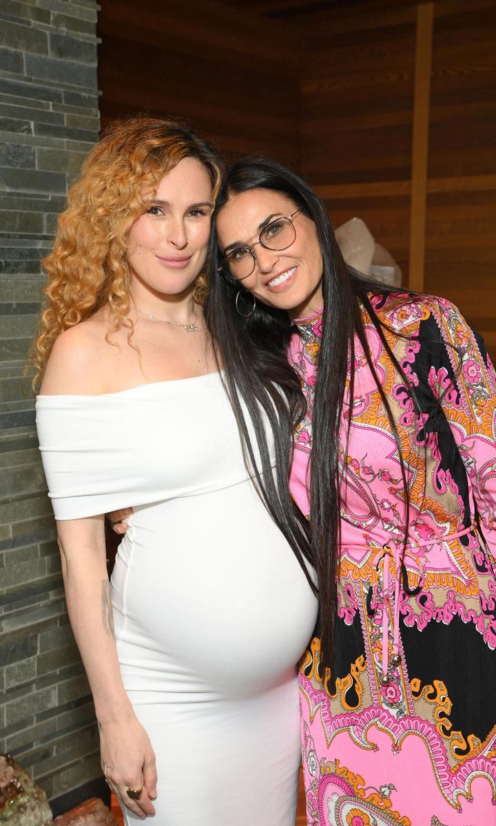 Rumer Willis and Demi Moore