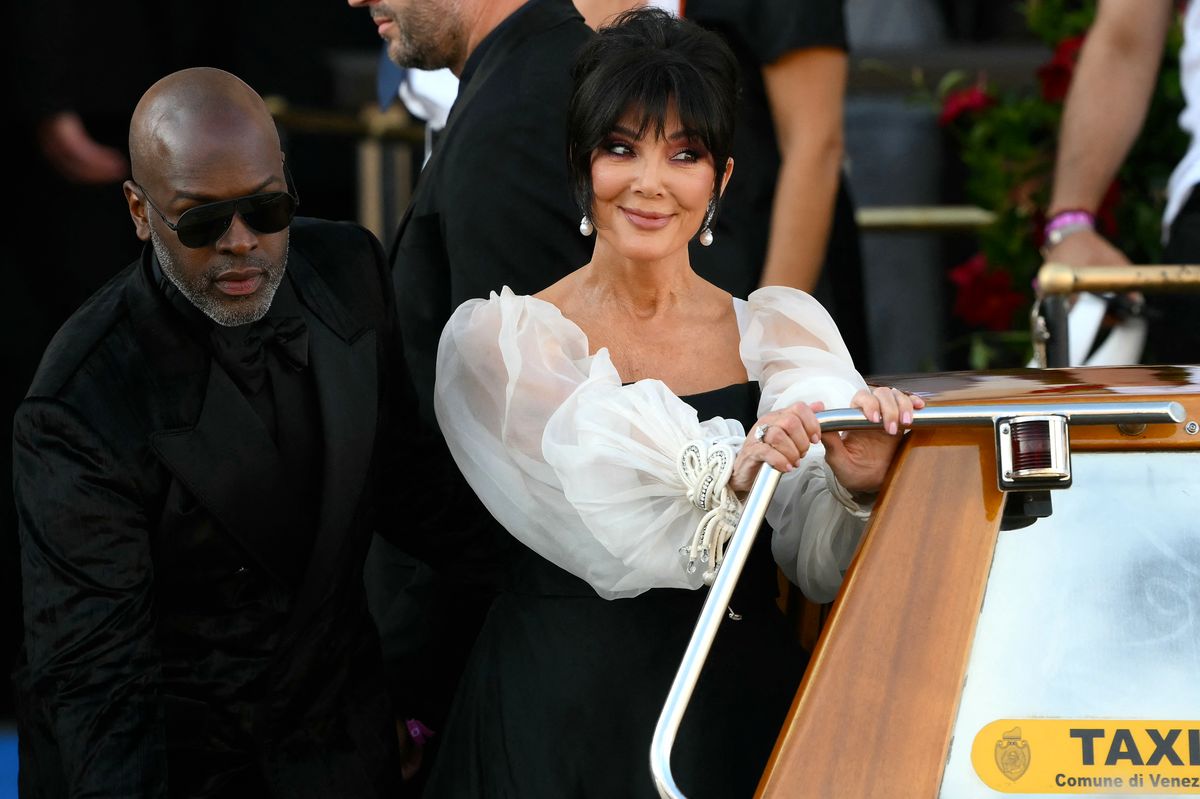 Corey Gamble and Kris Jenner at Lauren Sanchez and Jeff Bezos' wedding  