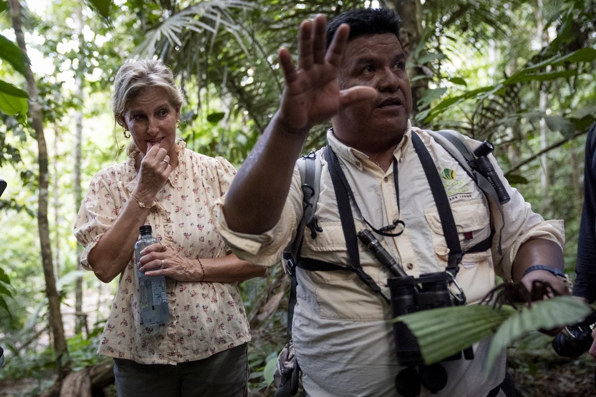 The Duchess of Edinburgh is on an official tour across South and Central America, currently visiting Peru, Panama, Guatemala, and Belize.