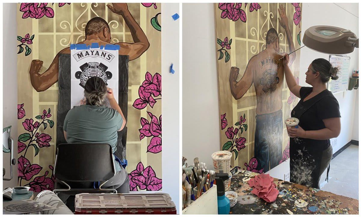 Sonia Romero’s artwork inspired by Mayans M.C.