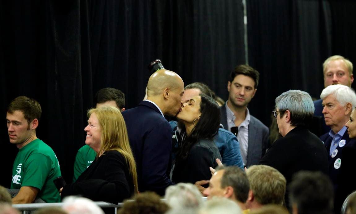Rosario Dawson and Cory Booker