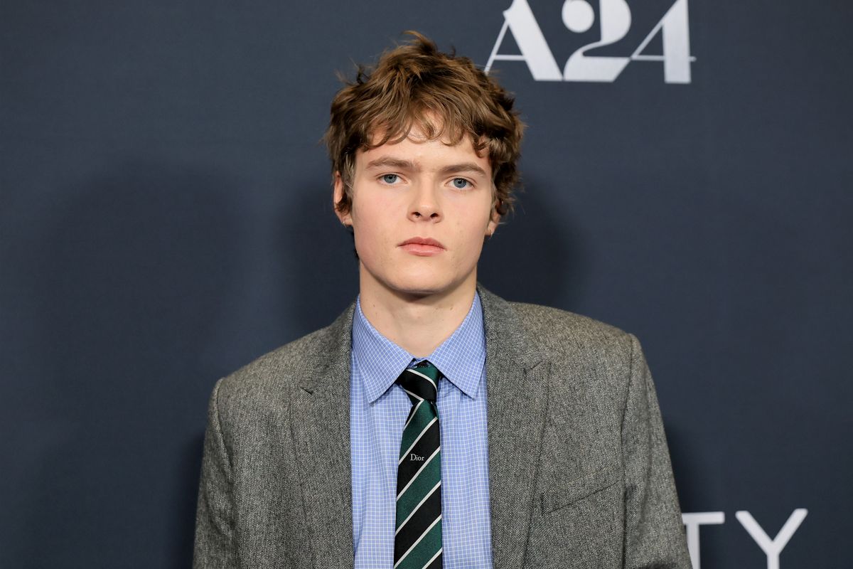 Moses looked handsome and a lot like his dad at the premiere of "Marty Supreme"