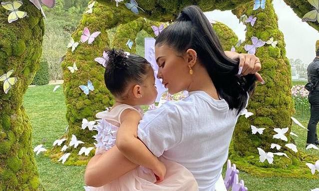Kylie and her daughter Stormi