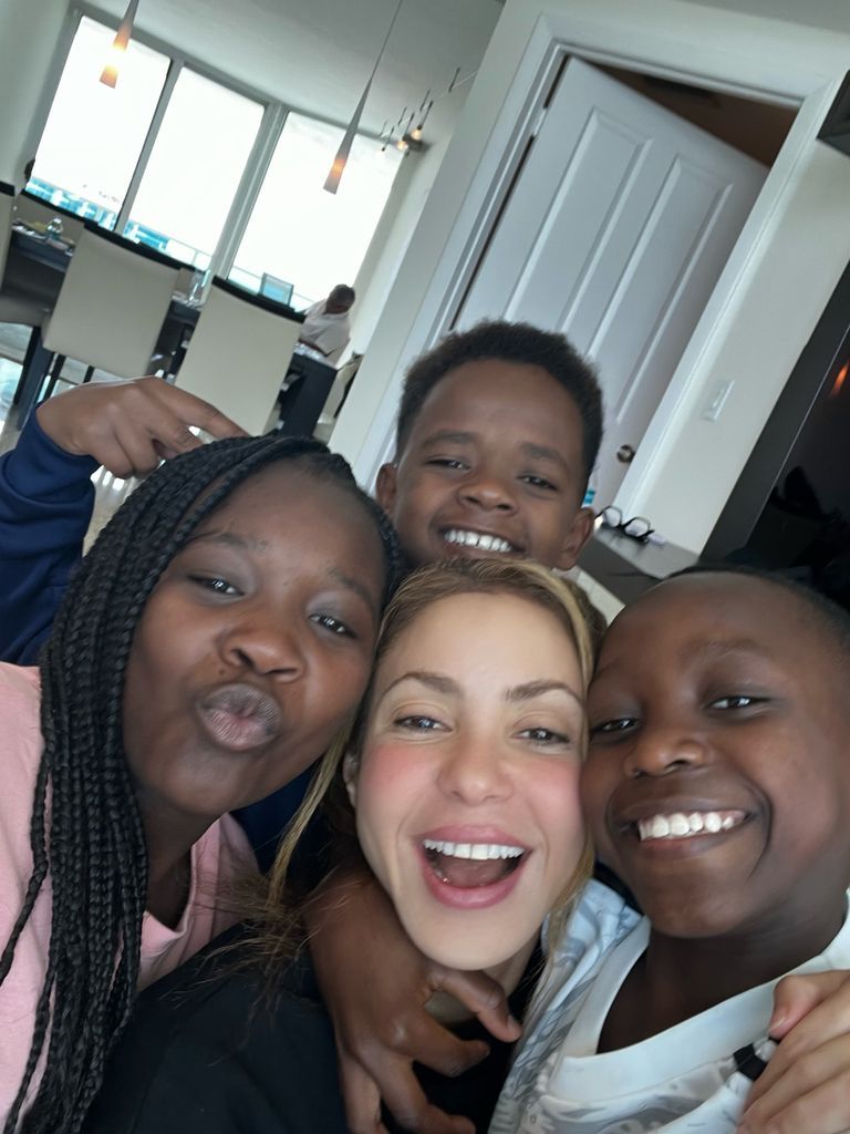 Milan, Shakira’s eldest son, melts hearts in his role as a big brother to the Ghetto Kids