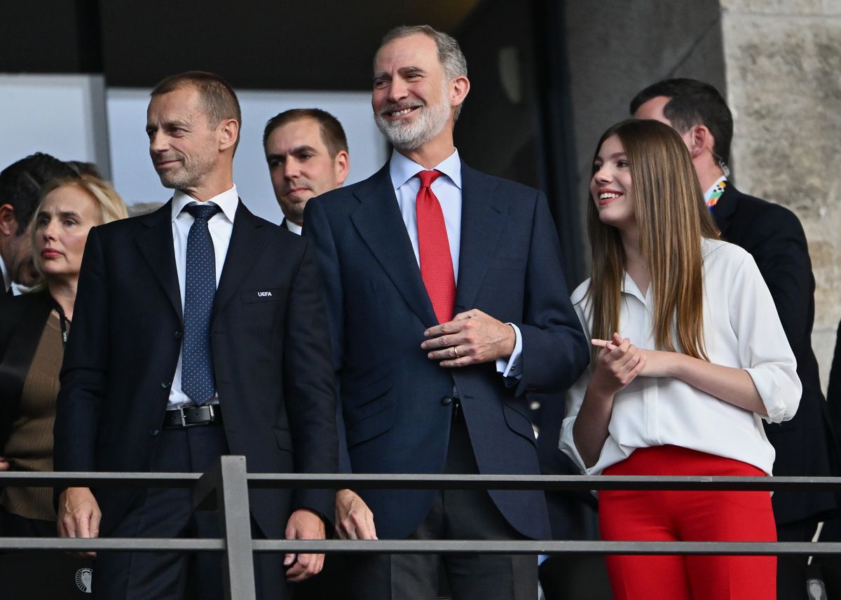 King Felipe and daughter Infanta Sofia