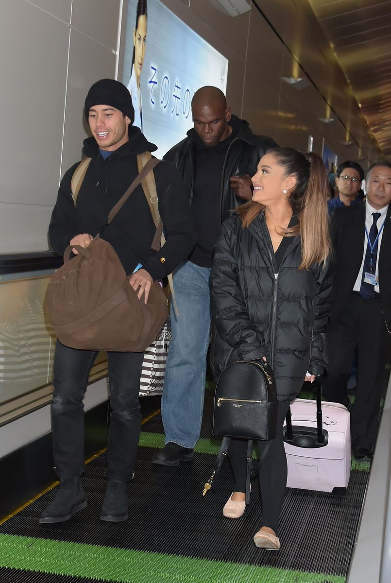 Singer Ariana Grande and boyfriend dancer Ricky Alvarez