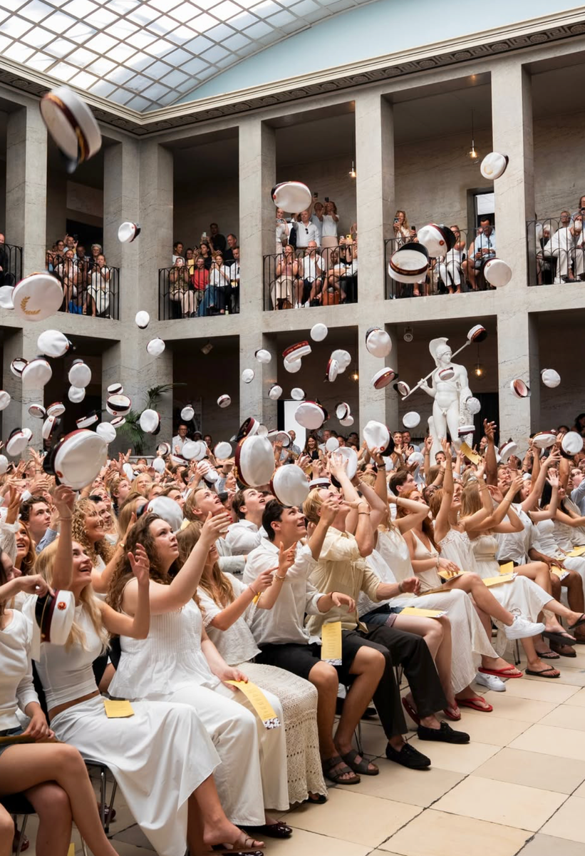 Princess Isabella was all smiles as she celebrated another major milestone alongside her fellow graduates.