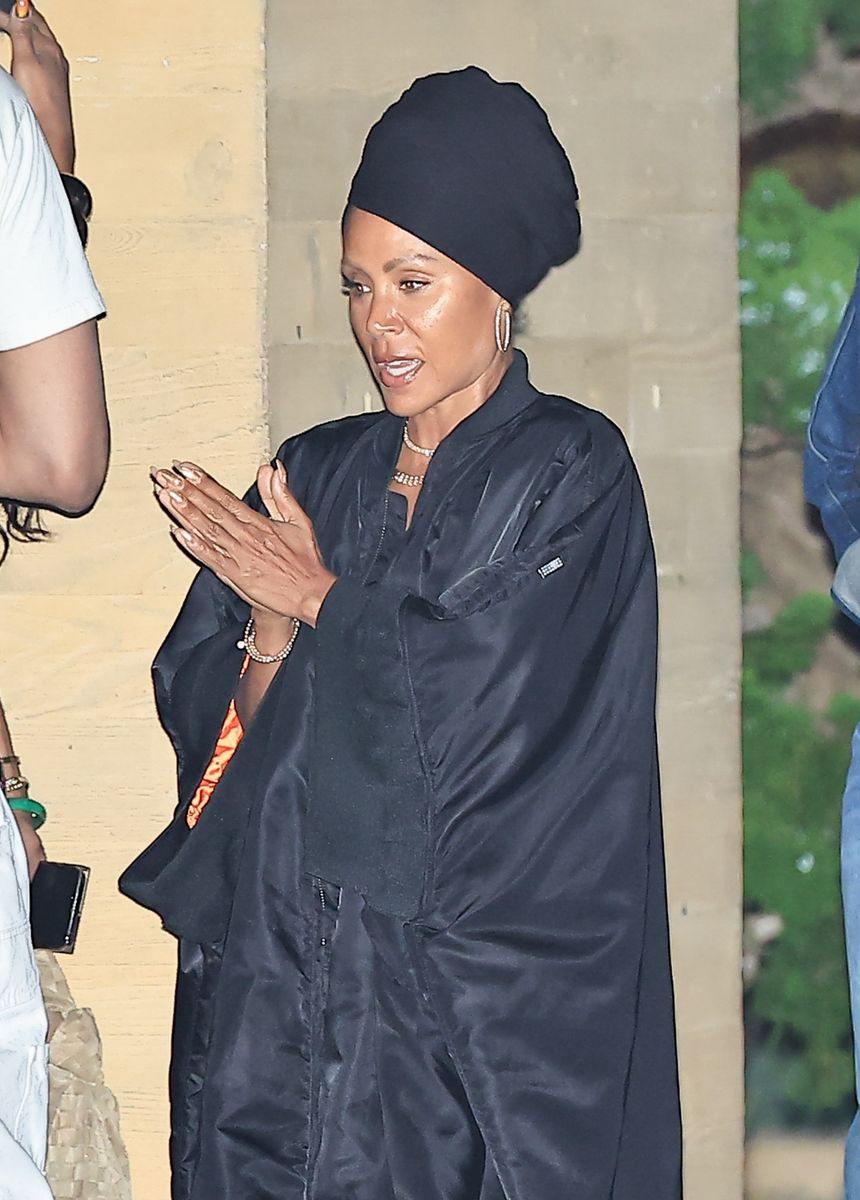Jada was in all black