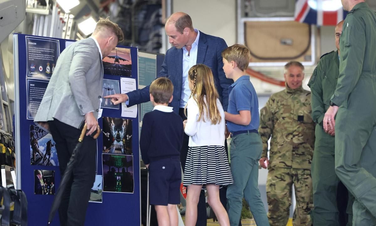 The air show raises money for the Royal Air Force Charitable Trust (RAFCT). Prince William spent three years working as a search and rescue pilot in Anglesey. According to the royal family's website, the dad of three was known in the RAF as Flight Lieutenant Wales.