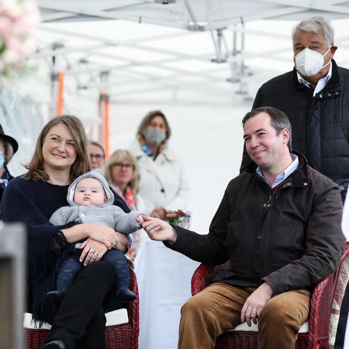 Hereditary Grand Duke Guillaume and Hereditary Grand Duchess Stephanie’s son was born in May amid the COVID 19 pandemic