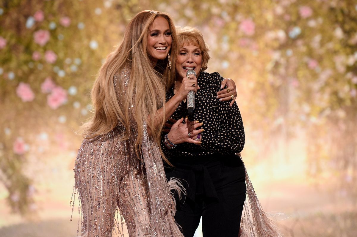 Jennifer Lopez and her mom Guadalupe