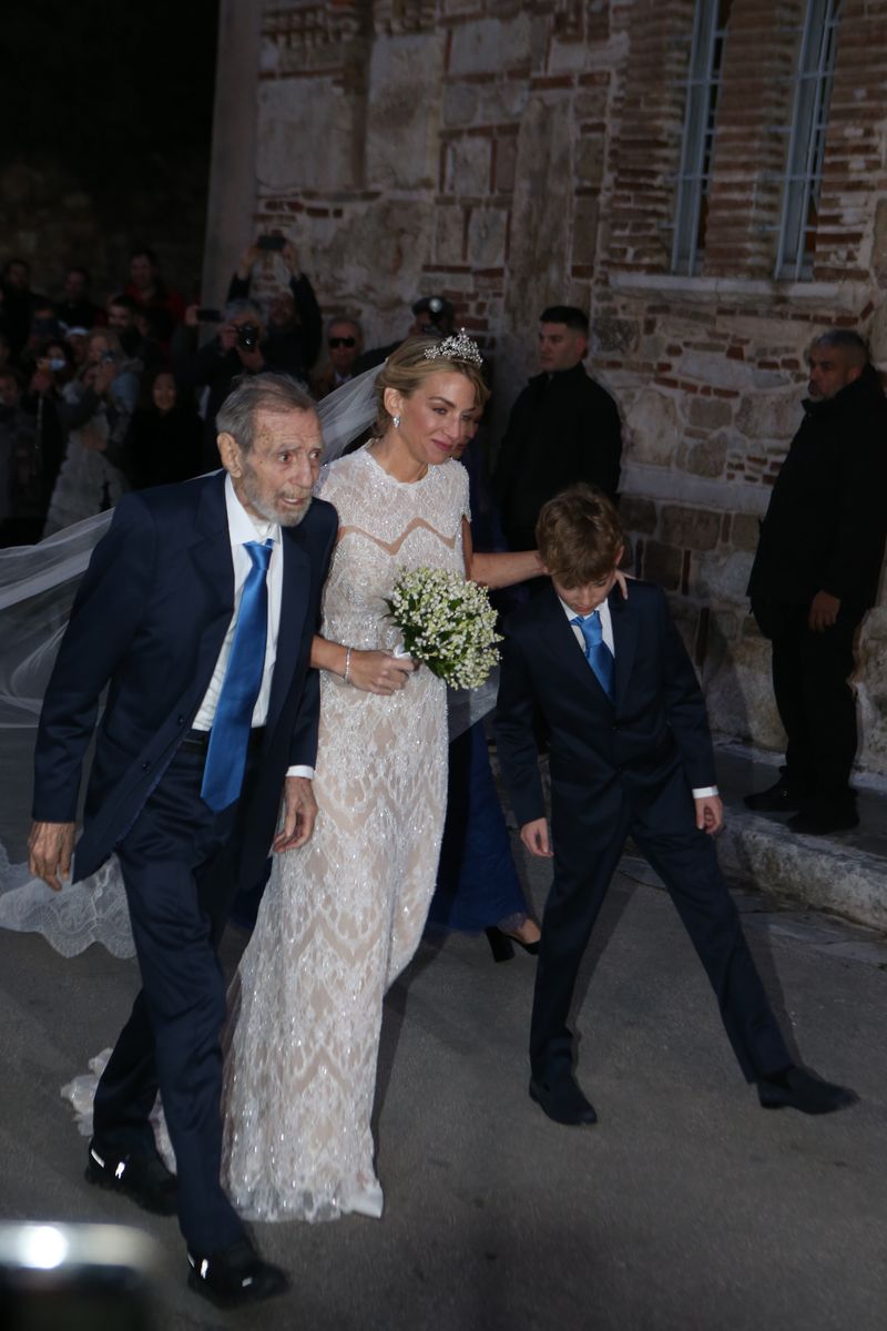 Prince Nikolaos Bride Chrysi Vardinogianni Stuns In Custom Gown And prince-nikolaos-bride-chrysi-vardinogianni-stuns-in-custom-gown-and