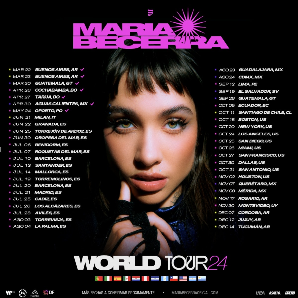 Maria Becerra tour
