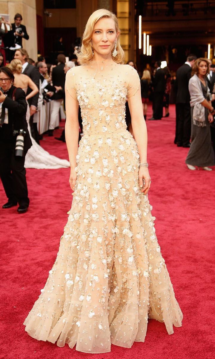 Cate Blanchett in 2014 in a yellow Armani Prive dress