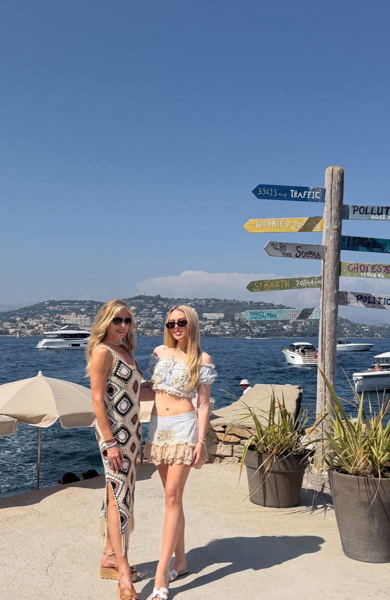 The mother-daughter duo enjoyed some quality time together during the family’s European summer vacation.