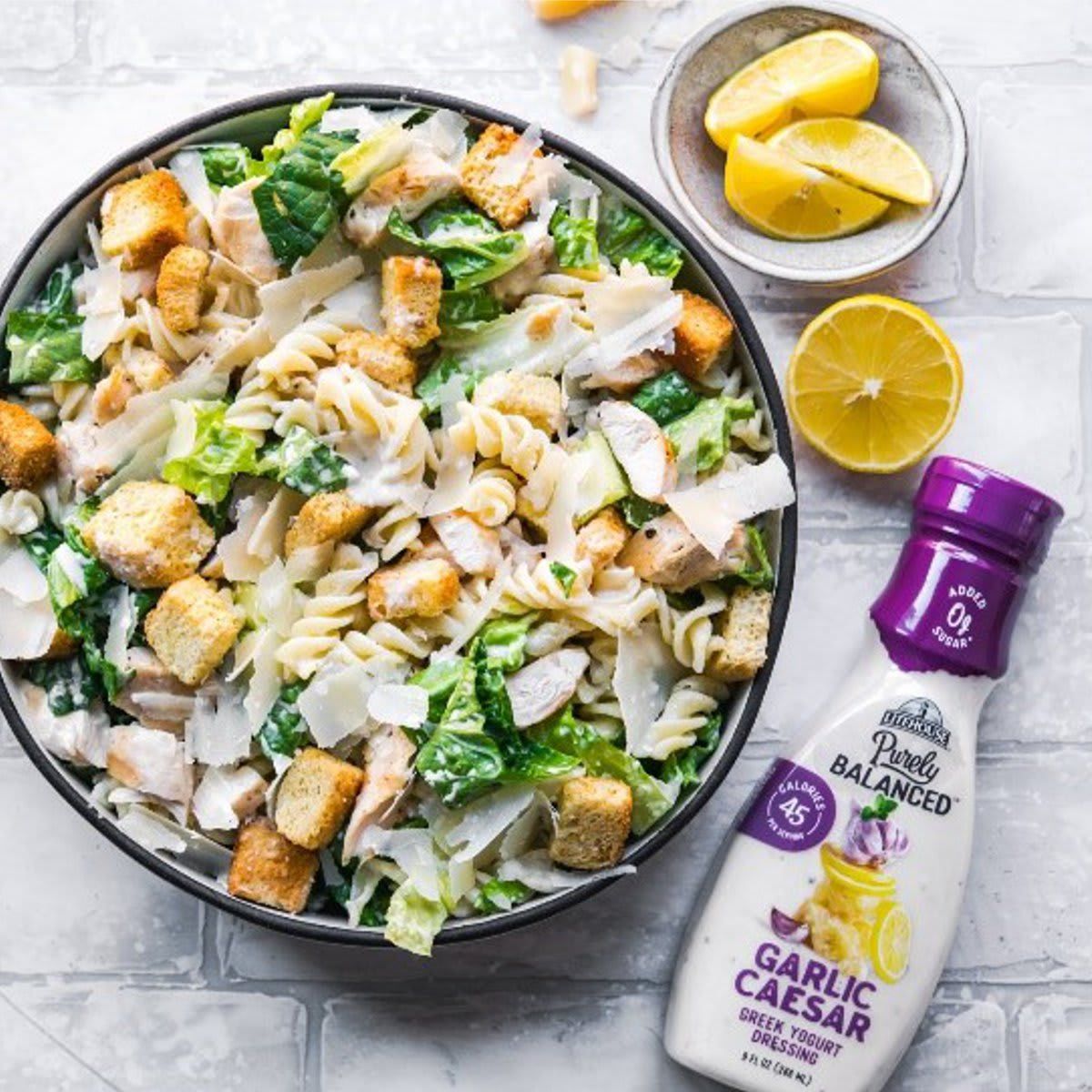 Purely Balanced Greek yogurt salad dressing
