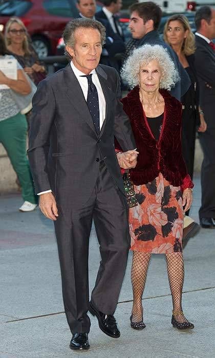 Cayetana with third husband Alfonso Diez